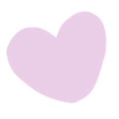 pink heart on white background