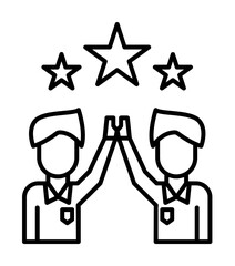 Corporate and business, partner, success, team, teamwork icon