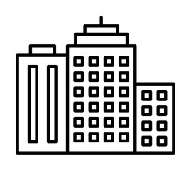 Corporate and business, cityscape, building icon