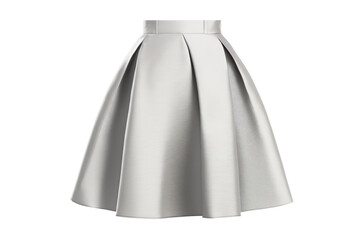Midi Skirt on Isolated Tansparent Background, png. Generative AI - obrazy, fototapety, plakaty