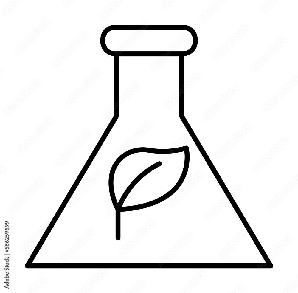 Poster ecological clean outline icon. element of ecology icon for mobile concept and web apps. thin line ec