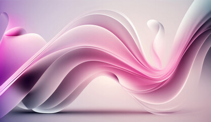 Abstract Background. Abstract Light Background. Abstract 3D Background. Abstract Fluid Wave 3D Background. Gradient design element for backgrounds, banners, wallpapers, posters and covers.