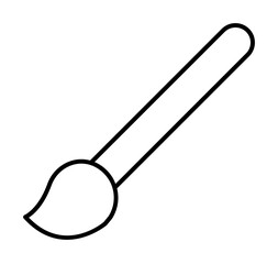 Brush sign icon. Element of image sign for mobile concept and web apps illustration. Thin line icon for website design and development, app development. Premium icon