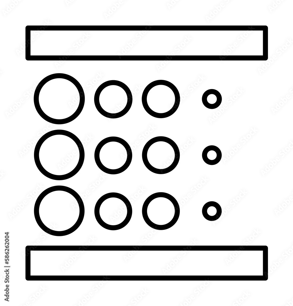 Poster blur sign icon. element of image sign for mobile concept and web apps illustration. thin line icon f