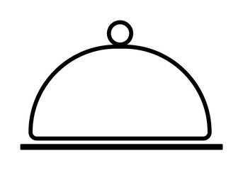 tray simple line icon