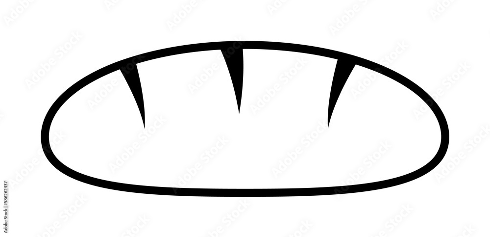 Poster bakery sign icon. element of navigation sign icon. thin line icon for website design and development