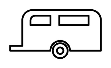 rv park sign icon. Element of navigation sign icon. Thin line icon for website design and development, app development. Premium icon