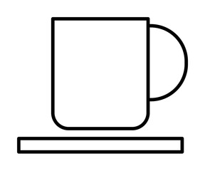 cafe sign icon. Element of navigation sign icon. Thin line icon for website design and development, app development. Premium icon