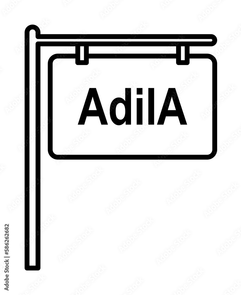 Poster info panel sign icon. element of navigation sign icon. thin line icon for website design and develop
