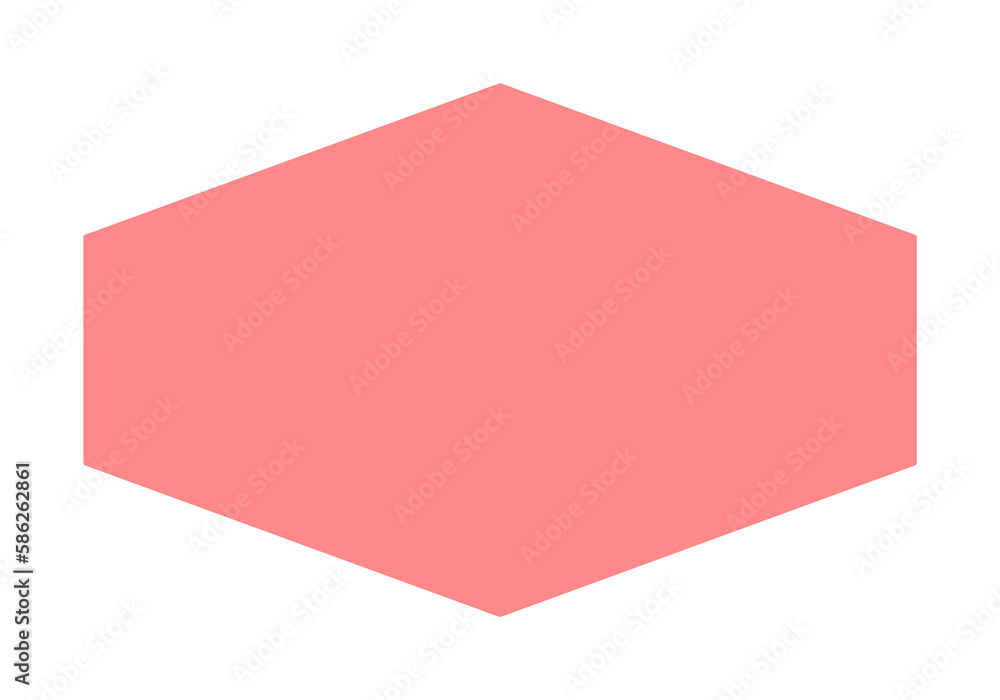 Poster hexagon icon. element of material arrow symbol icon for mobile concept and web apps. color hexagon i