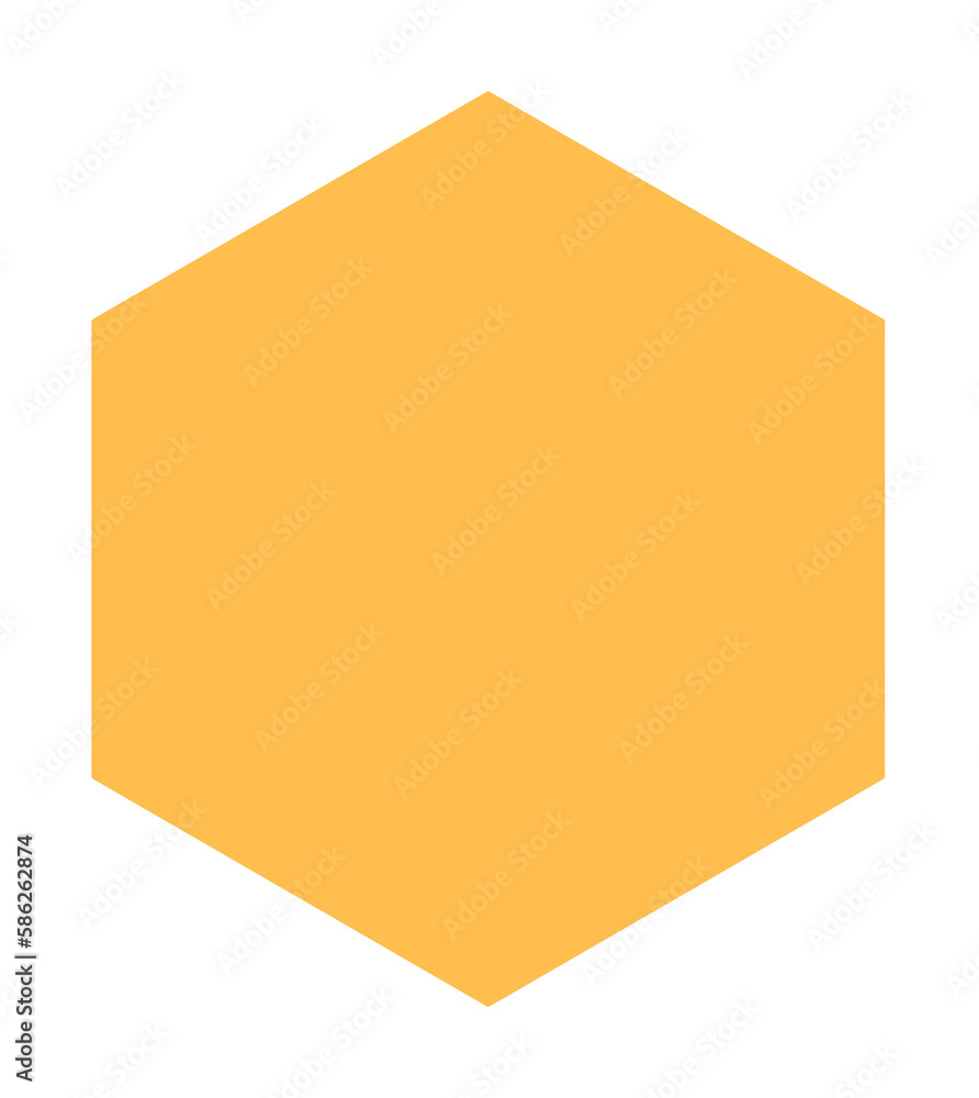 Poster hexagon icon. element of material arrow symbol icon for mobile concept and web apps. color hexagon i