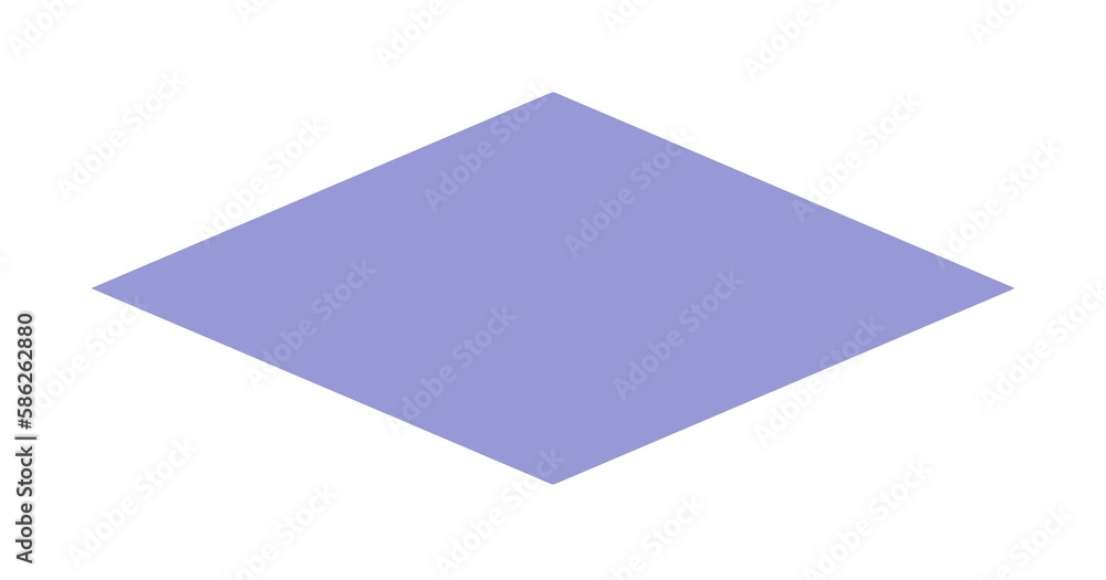 Poster rhombus icon. element of material arrow symbol icon for mobile concept and web apps. color rhombus i