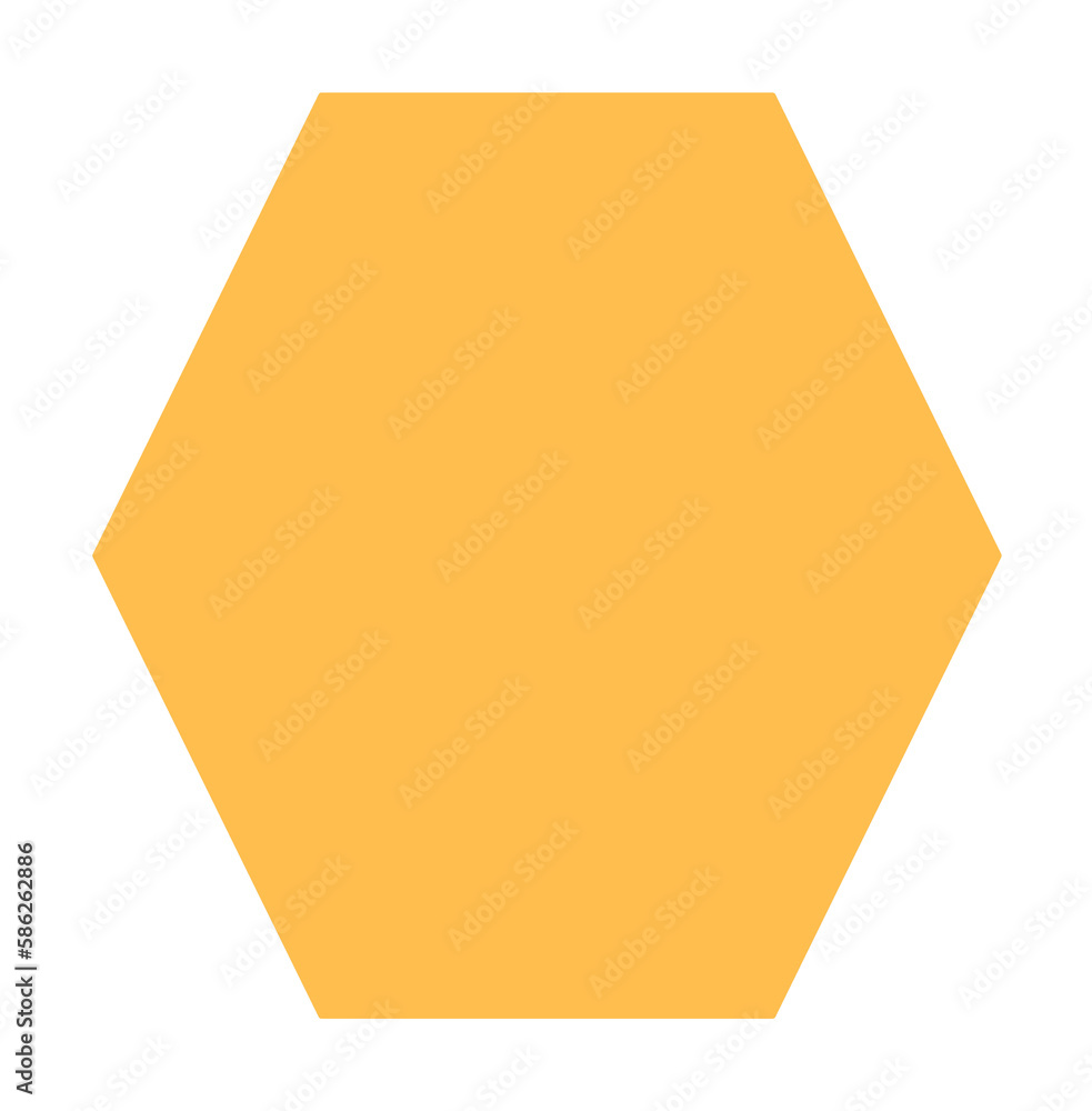 Poster hexagon icon. element of material arrow symbol icon for mobile concept and web apps. color hexagon i