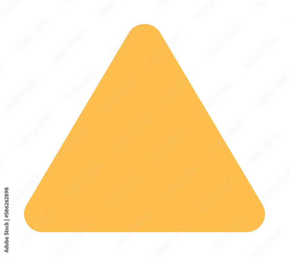Poster round, triangle icon. element of material arrow symbol icon for mobile concept and web apps. color r