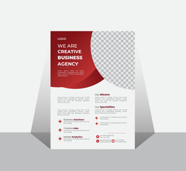 Luxury flyer template and  design with elegant creativity.