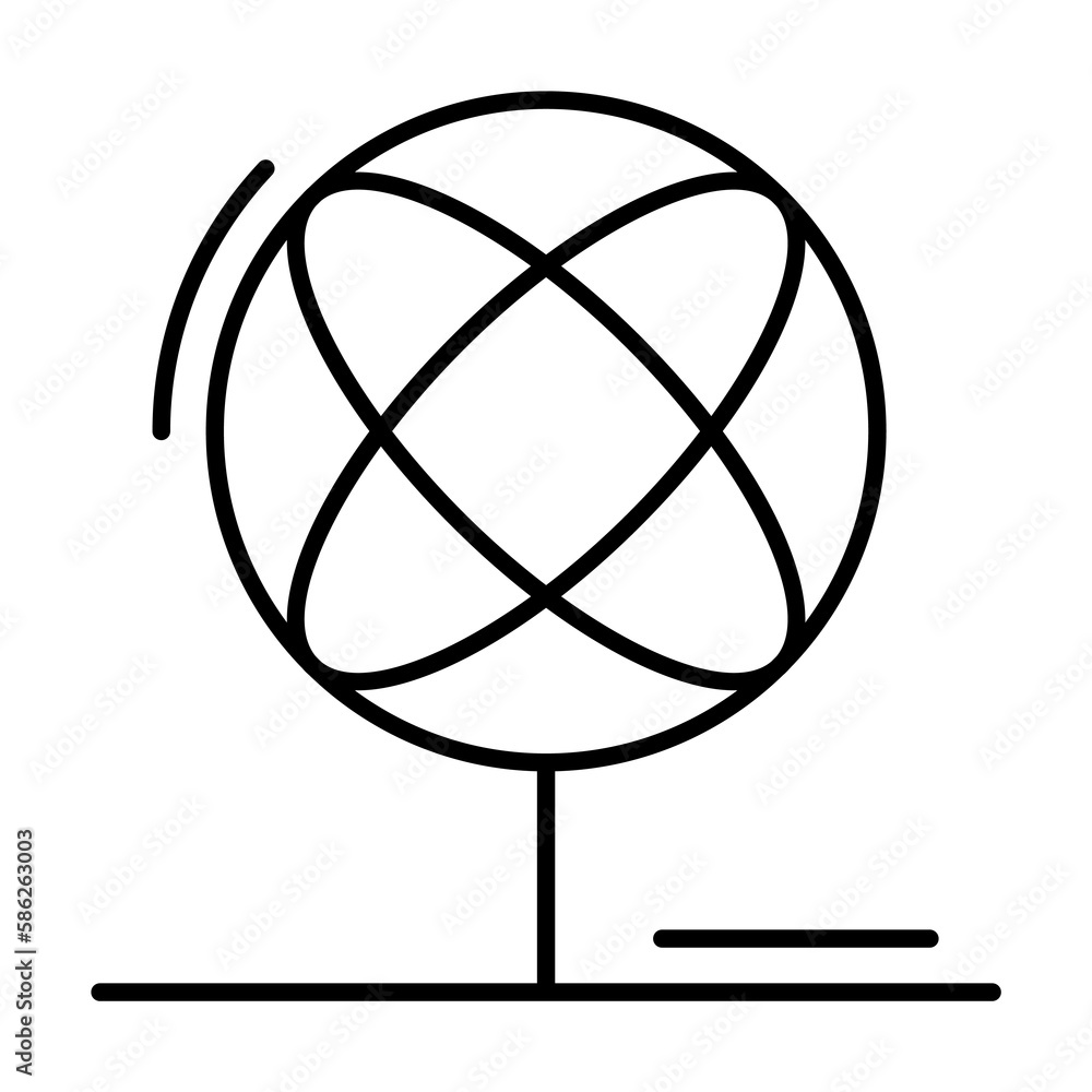 Poster connected, networking icon. simple line, outline elements of storage and cloud icons for ui and ux, 
