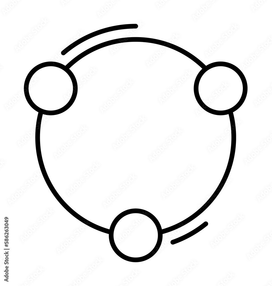 Poster share, networking icon. simple line, outline elements of storage and cloud icons for ui and ux, webs