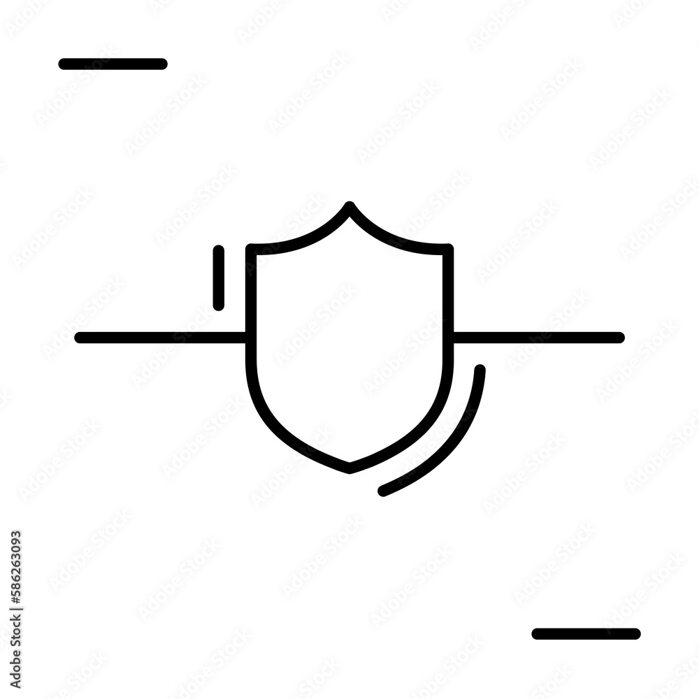 Poster safe, security, networking icon. simple line, outline elements of storage and cloud icons for ui and