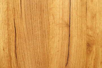 Wood texture background. Top view of wooden table with cracks.