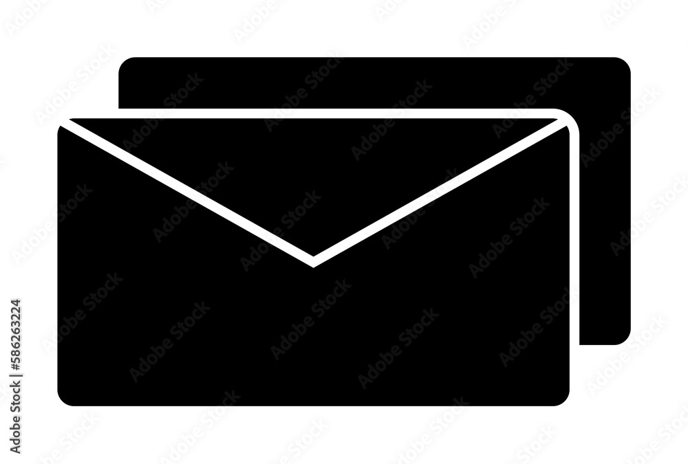 Poster letter icon. element of web icon for mobile concept and web apps. glyph letter icon can be used for 