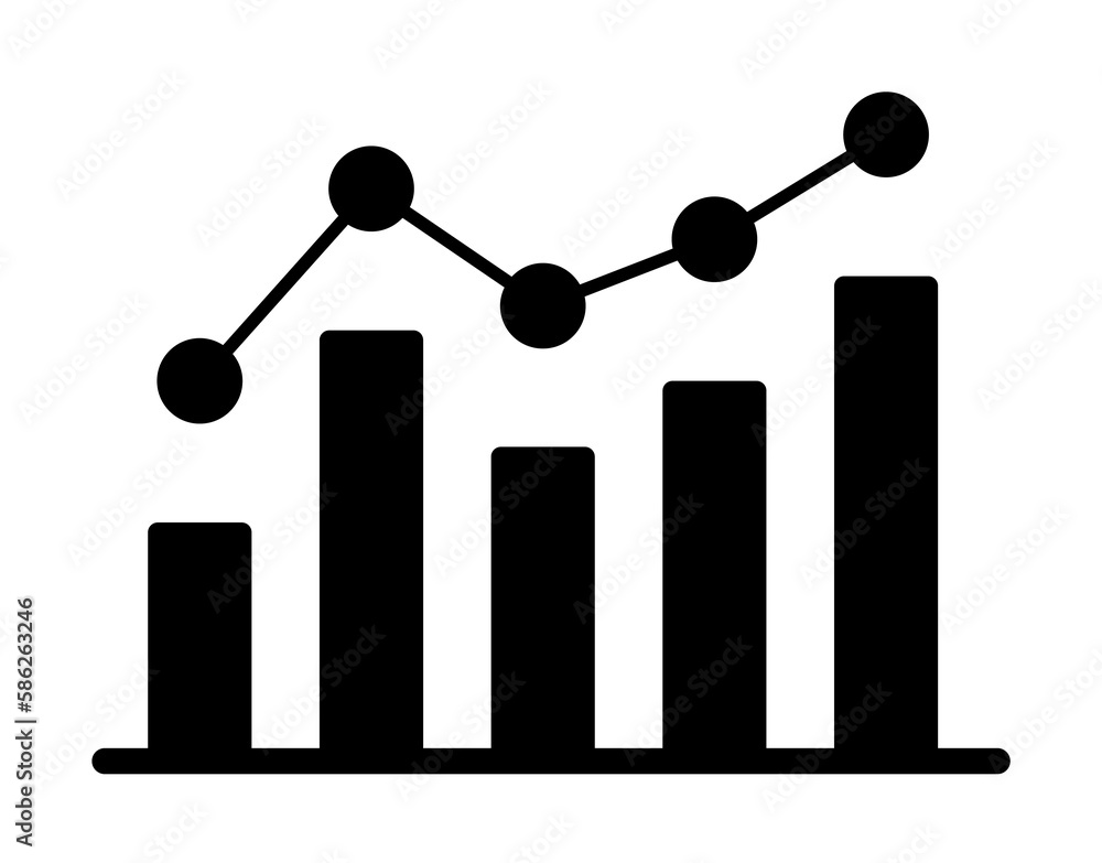 Aufkleber diagram icon. element of web icon for mobile concept and web apps. glyph diagram icon can be used fo
