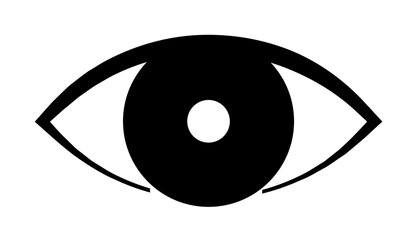 eye icon. Element of web icon for mobile concept and web apps. Glyph eye icon can be used for web and mobile