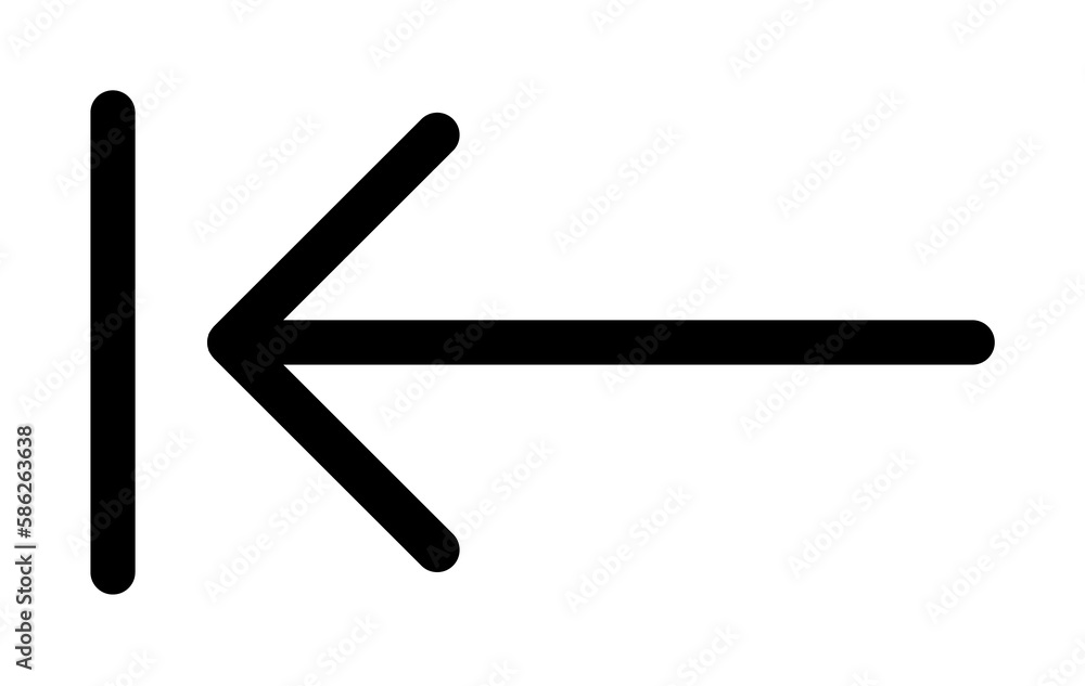 Poster arrow with direct icon. element of simple icon. premium quality graphic design icon. signs and symbo