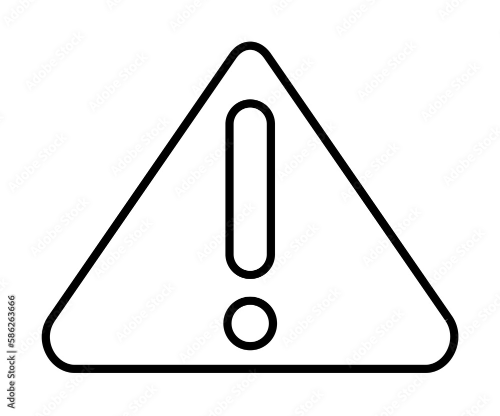 Poster danger. element of construction icon for mobile concept and web apps. thin line danger can be used f