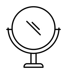 Mirror, beauty icon. Element of anti aging outline icon for mobile concept and web apps. Thin line Mirror, beauty icon can be used for web and mobile
