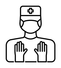 surgery, man icon. Element of anti aging outline icon for mobile concept and web apps. Thin line surgery, man icon can be used for web and mobile