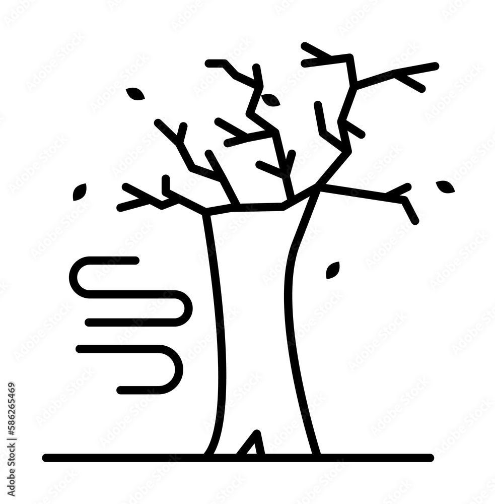 Aufkleber autumn icon. element of autumn icon for mobile concept and web apps. thin line autumn icon can be us