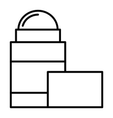 Deodorant, hygiene icon. Simple line, outline bathroom icons for ui and ux, website or mobile application