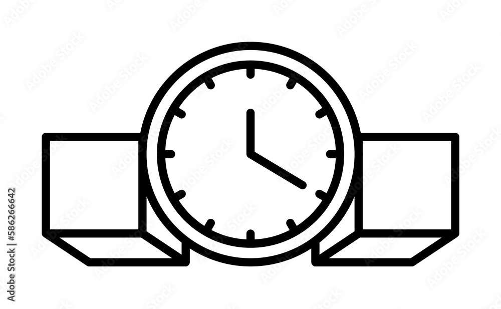 Poster stamp, block chain icon. element of block chain icon for mobile concept and web apps. thin line stam