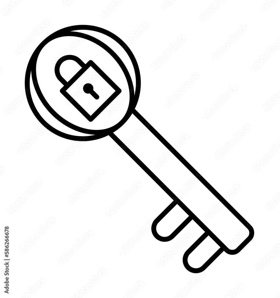 Aufkleber private, block chain icon. element of block chain icon for mobile concept and web apps. thin line pr