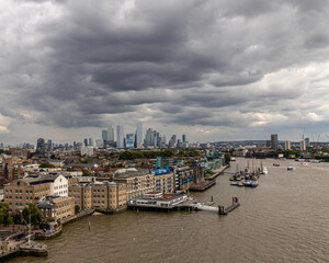 view of the city from sky