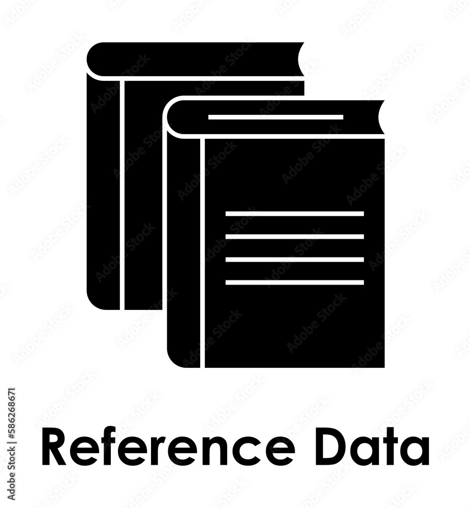 Poster books, reference data icon. one of business collection icons for websites, web design, mobile app