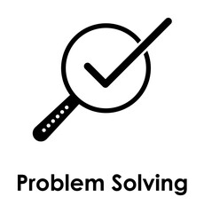 magnifier, check, problem solving icon. One of the business collection icons for websites, web design, mobile app