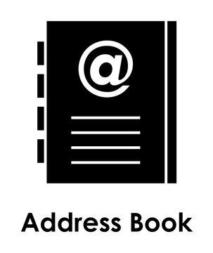 notebook, email, address book icon. One of the business collection icons for websites, web design, mobile app