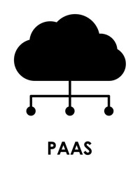 cloud, connection, PAAS icon. One of business icons for websites, web design, mobile app