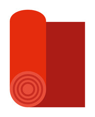 camping mat colored illustration. Element of camping icon for mobile concept and web apps. Flat design camping mat colored illustration can be used for web and mobile. Premium icon