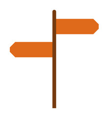 road sign colored illustration. Element of camping icon for mobile concept and web apps. Flat design road sign colored illustration can be used for web and mobile. Premium icon