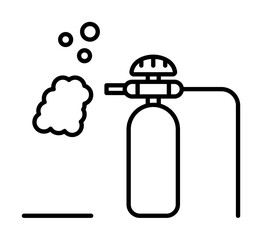 Bobble machine carwash icon. Element of car wash icon
