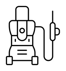 Pressure carwash icon. Element of car wash icon