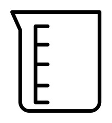 Flask, glass icon. Simple line, outline elements of stinks icons for ui and ux, website or mobile application