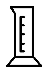 Flask, chemistry icon. Simple line, outline elements of stinks icons for ui and ux, website or mobile application
