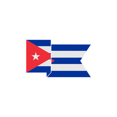 Cuba flags icon set, Cuba independence day icon set vector sign symbol