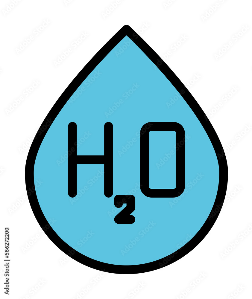 Poster drop, water icon. simple color with outline elements of stinks icons for ui and ux, website or mobil