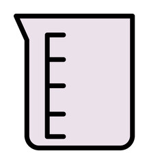 Flask, glass icon. Simple color with outline elements of stinks icons for ui and ux, website or mobile application