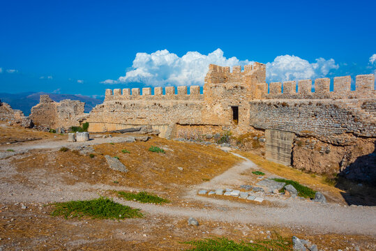 Larissa castle near greek town Argos