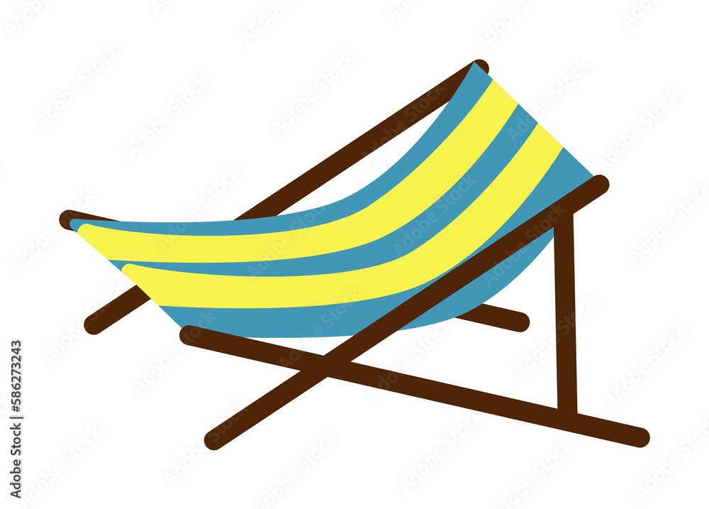 Poster beach table flat icon. element of beach holidays colored icon for mobile concept and web apps. detai